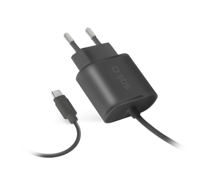 Ładowarka i akumulator SBS Ladowarka Sieciowa z kablem microUSB 1A